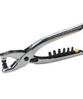 Top Rack Interchangeable Rivet Plier And Grommet Eyelet Snap Fastener Hand Press Kit with multiple size attachments for DIY crafting.