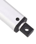 Hella Smooth 24V Electric Linear Actuator end view showing mounting hole and durable construction for machine jobs and garage builds.