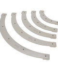 Smooth Operator Round Corner Radius Templates Set R100 R150 R200 R250 R300 rigid plastic router jigs for woodworking.