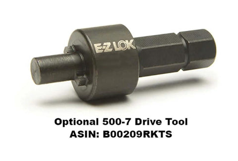 E-Z LOK optional 500-7 drive tool for use with threaded inserts for metal repair, shown on a white background