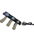 3 Pedal Board For Digital Pianos With Non Slip Lightweight Replacement Sustain Pedal, Universal 6-Pin Flat, 4-Pin And 5-Pin Round Ports