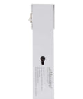 Side view of Lit LED Under Cabinet Light 24 Inch, 1200 Lumens Warm White 3000K Plug In showing mounting keyhole and branding.