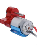 Beefed Up Alloy Gearbox With 380 Brushed Motor Upgrade For 1/12 RC Cars, red durable aluminum housing for heat dissipation
