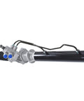 Close-up of Power Steering Rack And Pinion Replacement For Infiniti QX4 1997 2003 And Nissan Pathfinder 1996 2004 With Precision Sealing Technology And Plug And Play Fitment 490010W000 showing connection details.