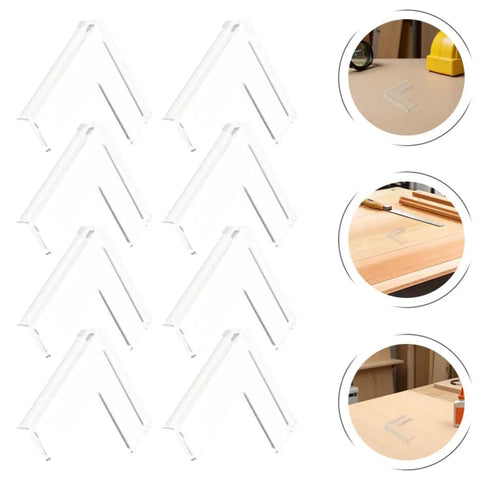 8Pcs Silicone Corner Bumpers For Furniture And Table Edges Easy Install Anti Collision Guards Safe Baby Proofing Protectors