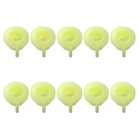 Front Windshield Wiper Linkage Arm Bushing Cap for 1981-1993 Dodge D150 D250, pack of 10 white nylon caps