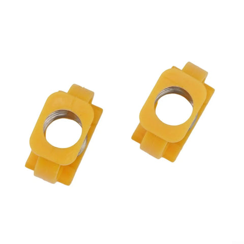Heavy Duty Yellow Hinge Clamp Spring C Buckle For Brompton Folding Bike Repair Kit Seamless Fit No Tools Needed Plastic Steel Frame Fix Upgrade, pair