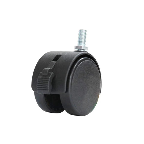 Mobile Whiteboard Caster Wheels Set Of 4 For Viz-Pro 1.58 Inch Wheel Diameter M8 Thread 0.59 Inch Thread Length 0.315 Inch Thread Diameter