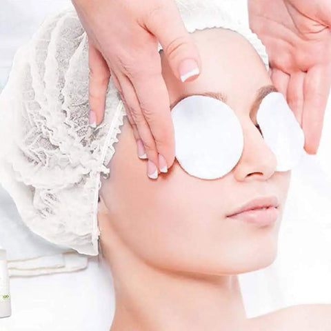 Disposable Bouffant Hair Caps 21 Inch Head Cover Net For Salon Or Spray Tan Breathable Nonwoven Fabric With Elastic Band