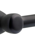 Close-up of matte black towel rack from Matte Black Bathroom Hardware Set With Two Towel Racks Towel Ring Toilet Paper Holder And Hook