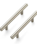 30 Pack 6 Inch Cabinet Pulls In Brushed Nickel Stainless Steel For Kitchen Cupboards And Cabinets, 3.5 Inch Center To Center Hole Spacing