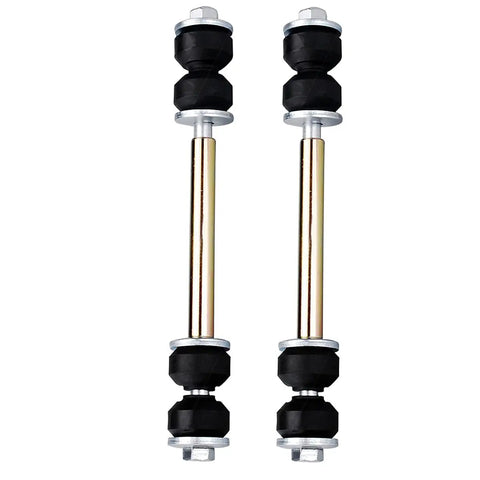 Front Sway Bar Link Kit for Astro Tahoe Silverado 1500 1990 to 2005 Durable Suspension Stabilizer End Links K80631 K6428 Premium Quality Construction for Smooth Handling and Long Lasting Road Confidence. Two black steel sway bar links with bushings