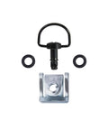 Rock Solid Motorcycle Race Fasteners 1/4 Turn Quick Release D Ring Clips For Zero Hassle Fairing Swap Street Tough 17mm Black Bolt and Washers