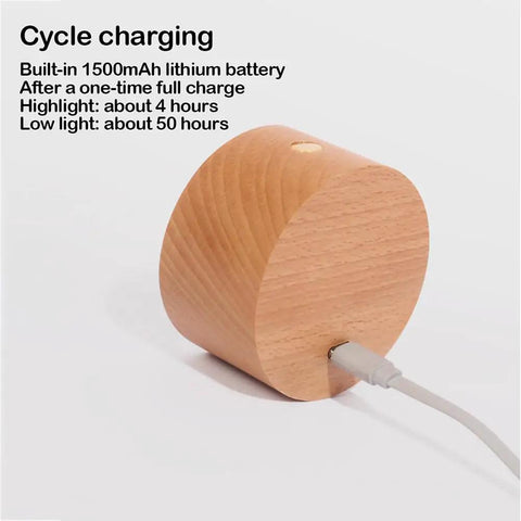 Dope 2 Pack Wood Wall Sconce Set With Magnetic 360 Degree Rotatable Bedside Lamps showing charging feature