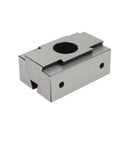 Heavy Duty Double Extension Machining Vise With Multi Station Quick Change Pallet Adjustable Semicircular Jaw for CNC clamping.