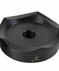 Beefy Three Inch Conduit Punch And Die For Hydraulic Knockout Driver Three Quarter Inch Sixteen UN Thread Ten Ton Punching Force