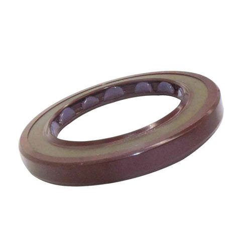 High pressure oil seal for hydraulic pumps, 45x62x7mm fluorine rubber, double lip, brown