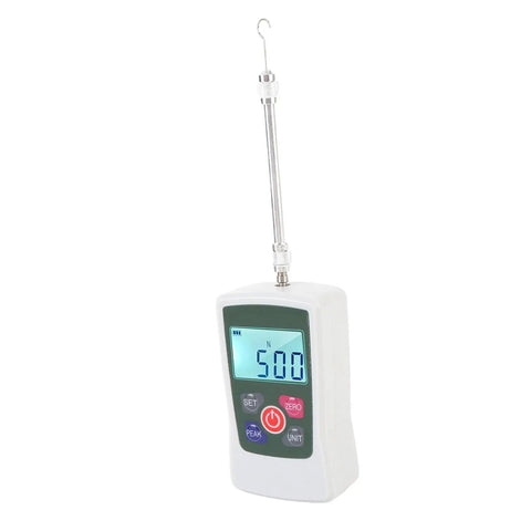 50N Digital Force Meter With Backlit Screen For Quick Push And Pull Tests Auto Shutdown Buzzer Alert Four Units Conversion Portable Handheld Gauge For Lab And Workshop Quality Checks Dope Accurate Readouts, handheld force gauge with hook