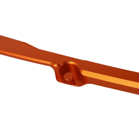Close-up of Three Level Adjustable Dirt Bike Side Kickstand For 125 450 XC XCF EXC EXCF XCW XCF W 2023 2024 Models, heavy-duty alloy
