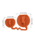 Heavy Duty Universal EV Charging Port Cover Silicone Cap Waterproof Dustproof Protective Plug With Slick Design Keeping Your Ride Fresh And Secure For Everyday Drives, orange silicone caps set.