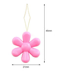 10 Pack Assorted Color Needle Threaders With Plastic Flower Head Wire Loop For Hand Stitching, size dimensions shown