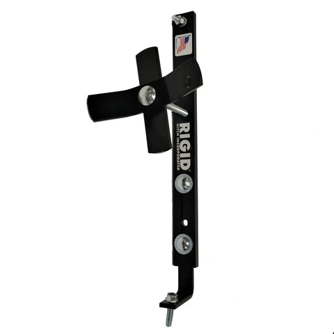 In-Bed Spare Tire Carrier for Trucks - Hitch Mounted Tire Bracket, Universal Fit, Black Powder Coat, Lockable Design