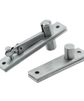 360 Degree Stainless Steel Swing Door Pivot Hinge for Concealed Bookcase and Secret Door 360 Rotating Hinge for Hidden Wall Cabinets