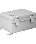 Built Tough ABS Waterproof IP67 Electronics Junction Box Enclosure With Hinged Lid Mounting Plate And Bracket 7.9 X 11.8 X 6.3 Inches