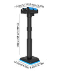 Adjustable Furniture Lifting Brackets 19cm To 44cm Height Range with measurements showing secure mounting support.