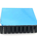 Nema 17 Damper Stepper Motor Vibration Dampers with M3 Screws Steel and Rubber, close-up of blue and black damper, for 3D printers.