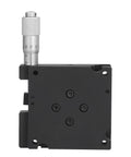 Front view of RF A60 Linear Stage Translation Platform with Manual Angle Square Micrometer, featuring 60x60mm cross roller XY axes.