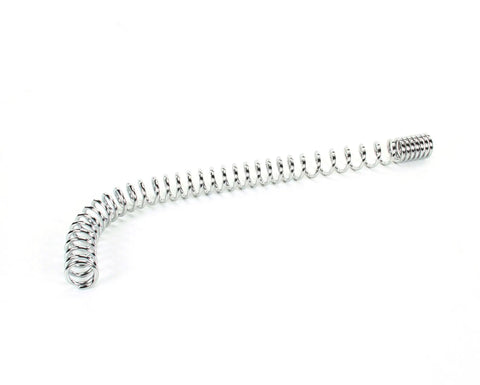 Pre-Rinse Overhead Spring In Chrome Plated Steel For Commercial Kitchens, OEM Replacement Part on white background