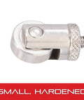 Small Hardened Roller Contact With Knurled Check Nut For Positioning On Indicator Spindle No 4 48 Screw Thread 25W Gage Accessory