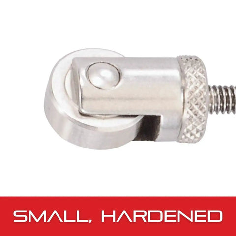 Small Hardened Roller Contact With Knurled Check Nut For Positioning On Indicator Spindle No 4 48 Screw Thread 25W Gage Accessory