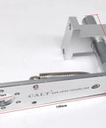 Length 140mm T Shaped Base Aluminum Alloy Spring Holder For Rotary Encoder Bracket With 30mm Hole And 80mm Rod