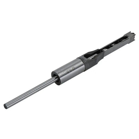 Top Shelf 3/8 Inch Square Hole Drill Bits And Mortising Chisel Set Crafted From Beefy Hardened Steel, precision twist drill bit.