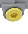 Close-up of the outlet port on 7.4 GPM Hydraulic PTO Pump 540 RPM 2500 PSI With 6 Teeth SAE 16 Inlet And SAE 12 Outlet