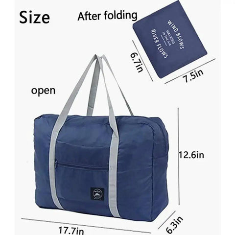Foldable Travel Duffel Bag Set - 2 Pack Luggage