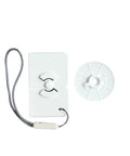 No Drill Wall Mount For Carbon Monoxide Alarms Battery Back Cover Included Upgrade With Lanyard Portable Design And Quick Release Bracket