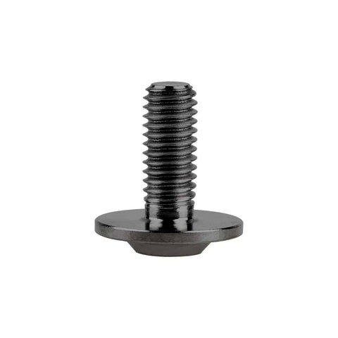 Premium Titanium Torx Head M6 Bolts Set For Bikes Motorcycles And Cars With 10mm 15mm And 20mm Lengths Black Pack Of Six Beefed Up Modding Hardware T30 Torx single black bolt close-up