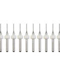 10 Piece PCB Drill Bit Set Carbide Steel Micro Bits 0.7mm Shank For Circuit Boards Mini Drill Kit With Pro Grade Precision Cutting