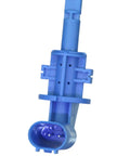 Image of Best Bet Direct Replacement Fluid Level Sensor 17137524812 For BMW And Mini Vehicles, blue plastic connector, side view.