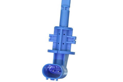 Image of Best Bet Direct Replacement Fluid Level Sensor 17137524812 For BMW And Mini Vehicles, blue plastic connector, side view.