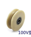 Pro Series Heavy Duty U V Groove Wheel For Sliding Gate Casters Smooth As Butter nylon pulley with double wheel design.