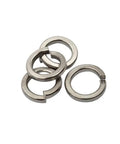 All In One 480 Piece 304 Stainless Steel Spring Lock Washer Set With 9 Sizes M2 Through M10 In Transparent Storage Case For Automotive Electrical And Marine Projects, split washers