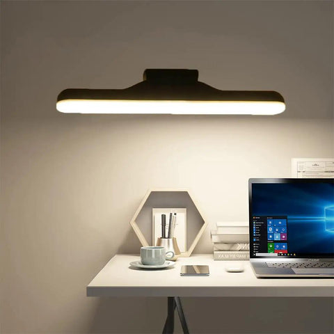 Stick On Wall Lights Set Of 2 LED Dimmable Under Cabinet And Shelf Light Bar With Touch Dimmer above desk