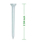Glow In The Dark Golf Tees Two And Three Quarters Inch Pack Of 10 For Late Night Golf with Quick Three Second Charge