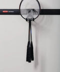 FastTrack Rail Garage Organization System With Multi-Purpose Hooks And 50 Lb Capacity holding badminton rackets