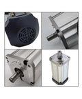 450W 220V Permanent Magnet Synchronous Brushless DC Motor with 80x80 mm Flange and 14 mm Shaft for Small Lathes