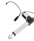Heavy Duty L Shaped Electric Actuator Engineered With Rock Solid Steel Build For Silky Smooth Bed Lifting And Ultra Reliable Precision Motion In Any Home Or Shop Project, featuring stainless steel arm and motor.
